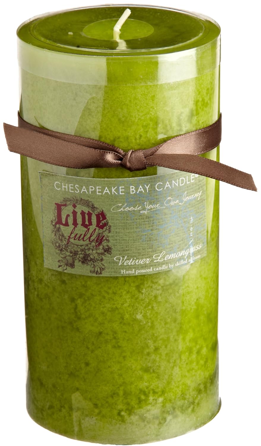 chesapeake bay 3-inch by 6-inch-inch candle pillar, live